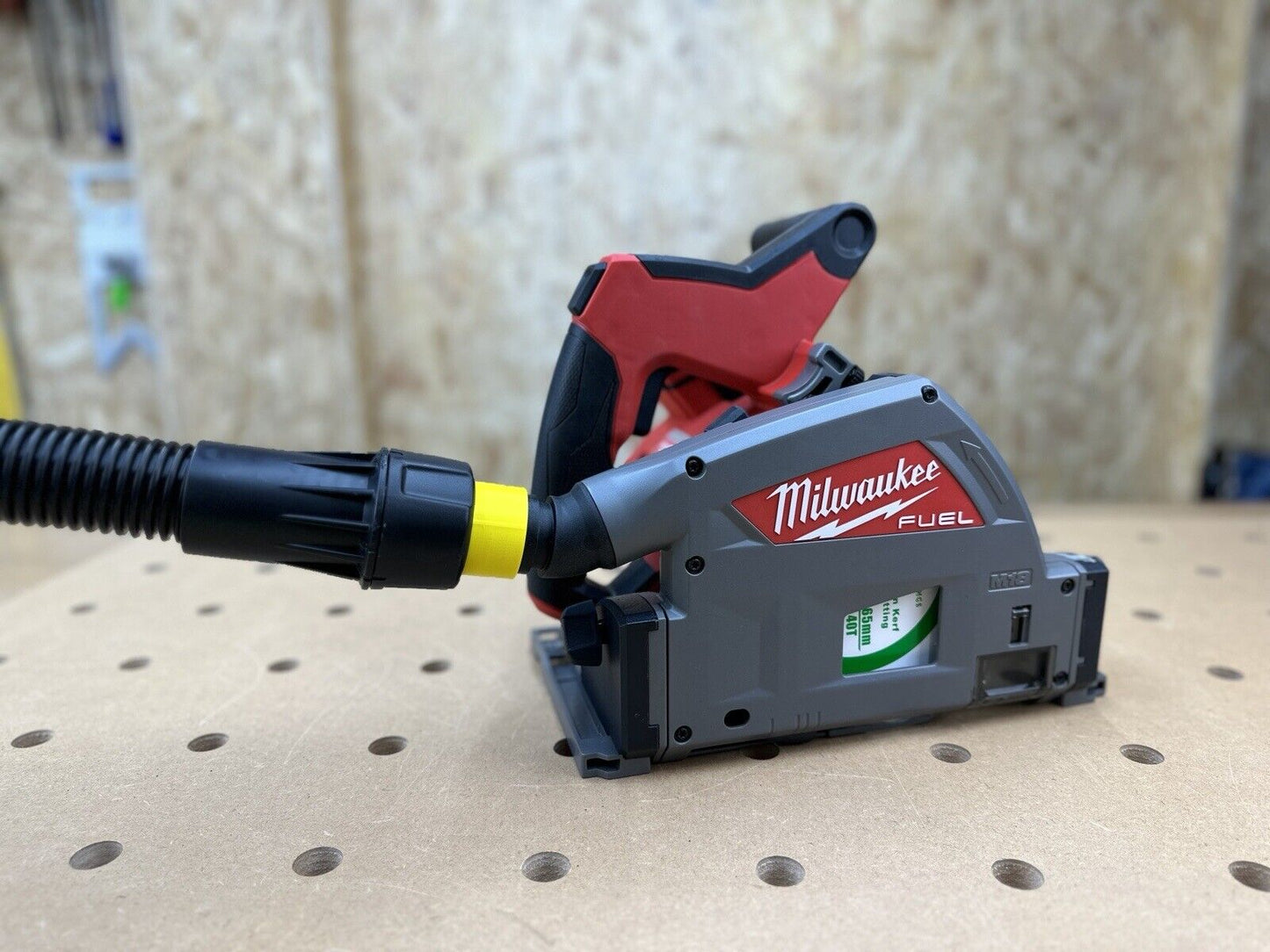 Milwaukee Plunge Track Saw Dust Hose Adaptor To Dewalt Airlock Vacuums Extractor