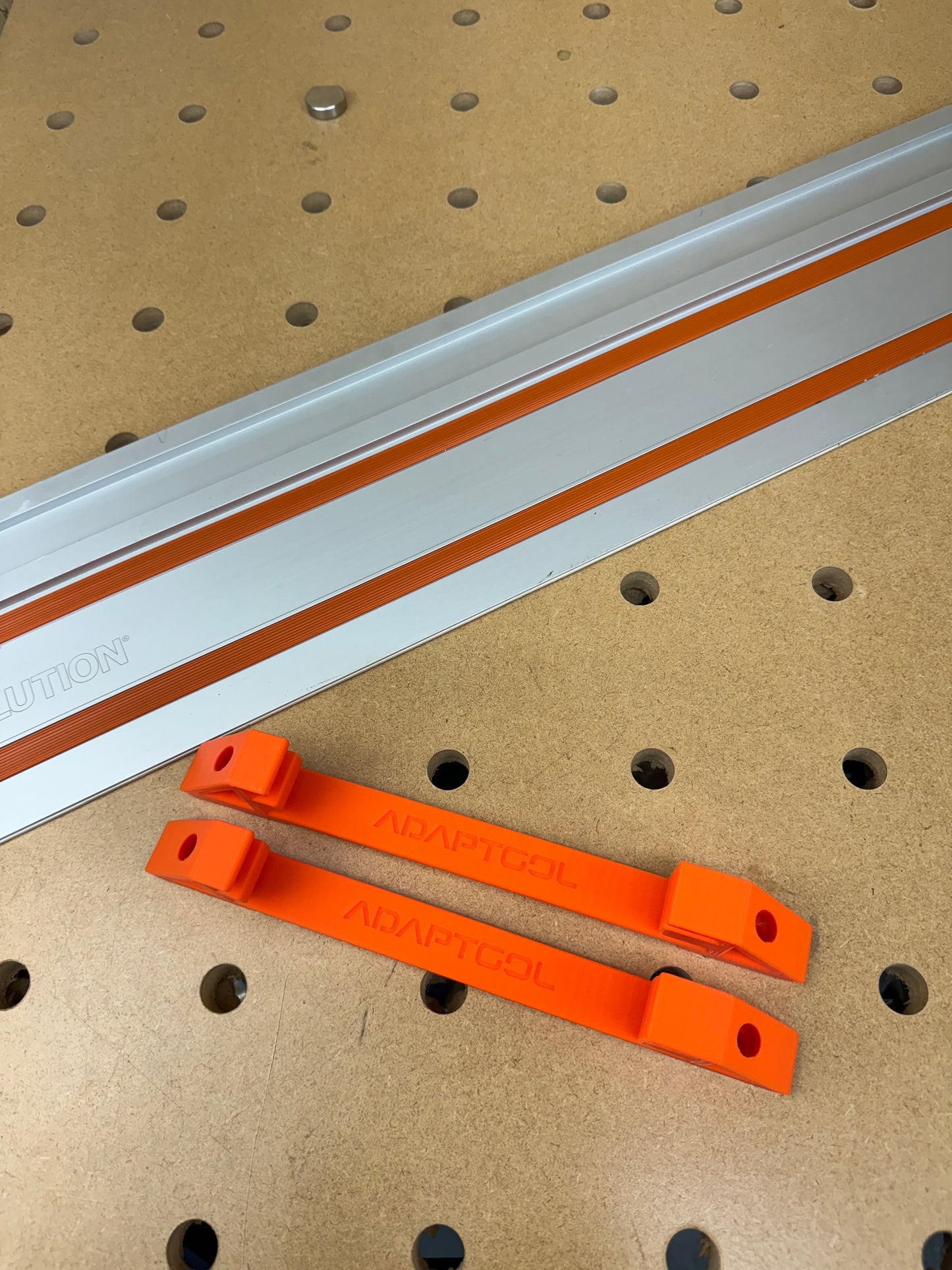 Evolution Circular Saw Track Wall Mounting Slot in DOUBLE Brackets (1 PAIR)