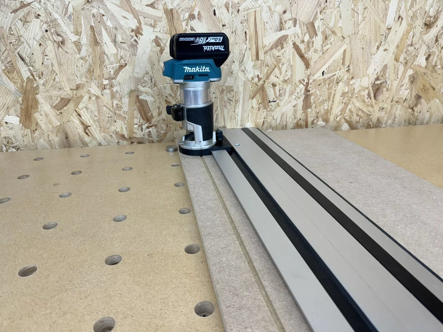 Makita DRT50 RT0700C Trimmer Guide Rail Adaptor To Ryobi Guide Rail