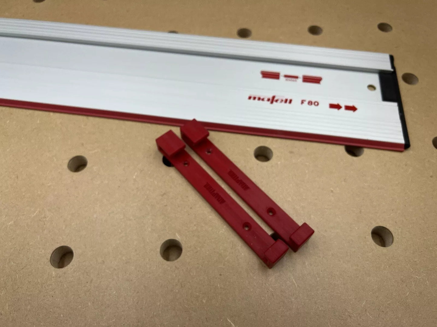 Mafell Guide Rail Track Mounting Brackets. (1 PAIR)