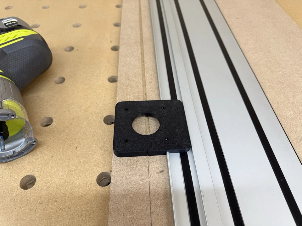 Ryobi R18TR-0 ONE+ Trim Router Guide Rail Adaptor for Original Milwaukee Guide Rail