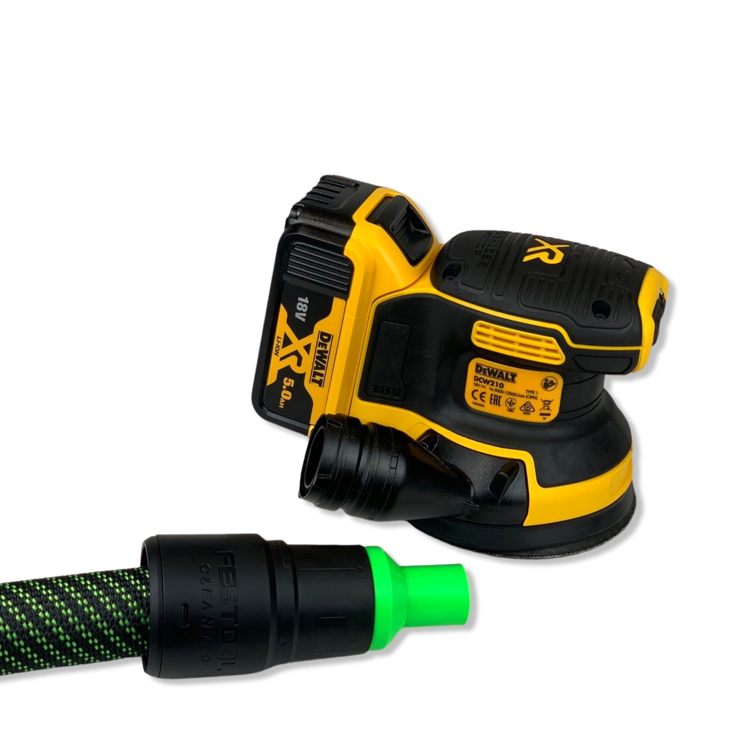 Dewalt Sander DCW210N-XJ 18V XR Hose Adaptor Adapter Festool Cleantec CT36 LARGE