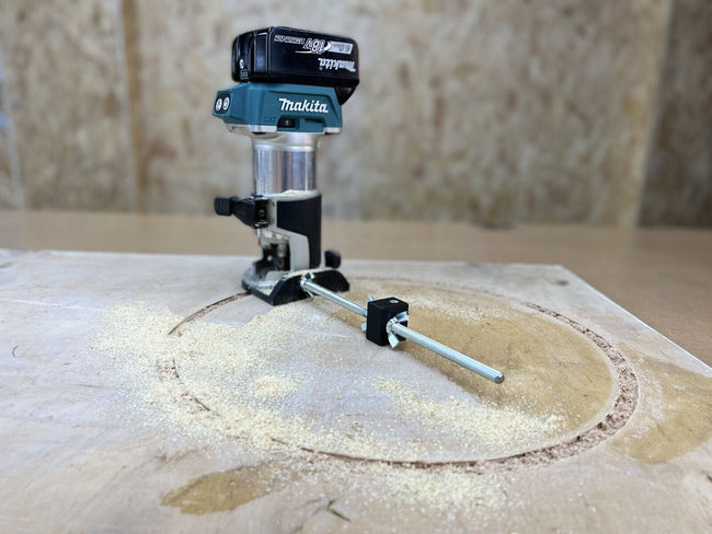 Circle Jig for Makita DRT50 1/4 Trimmer Router