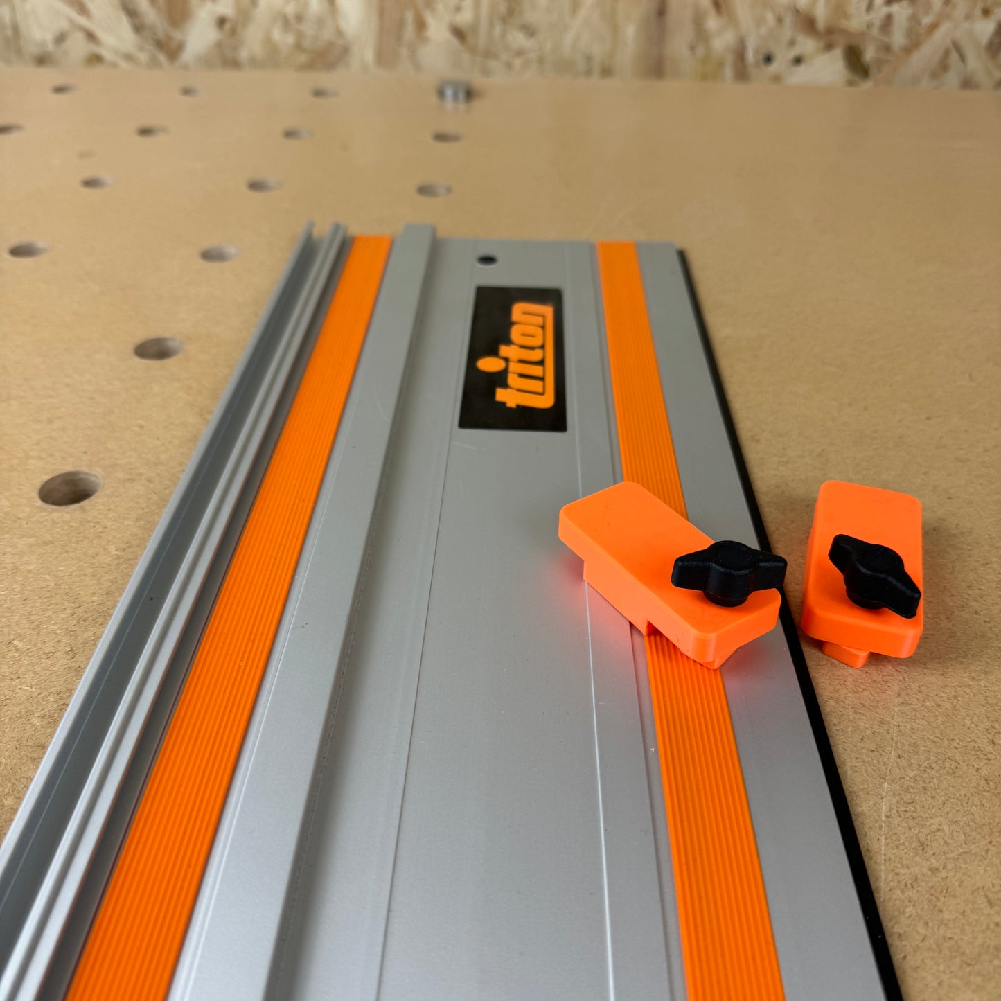 Triton Guide Rail Stops Limits Track Kickback Repetitive Cuts 1 PAIR