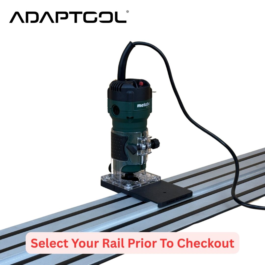 Metabo FM 500-6 Trim Router Guide Rail Adaptor To - All Guide Rails