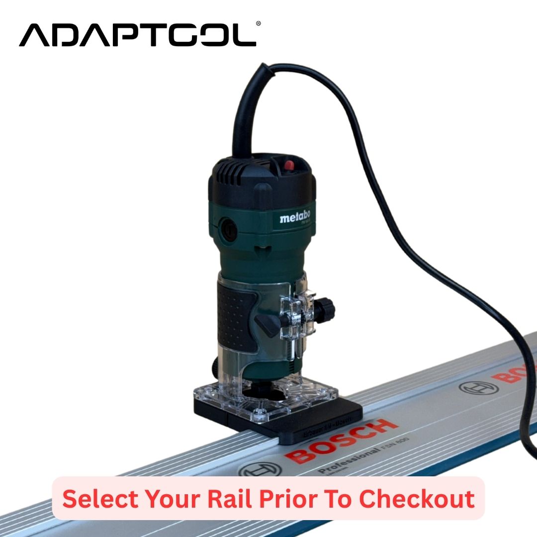 Metabo FM 500-6 Trim Router Guide Rail Adaptor To - All Guide Rails