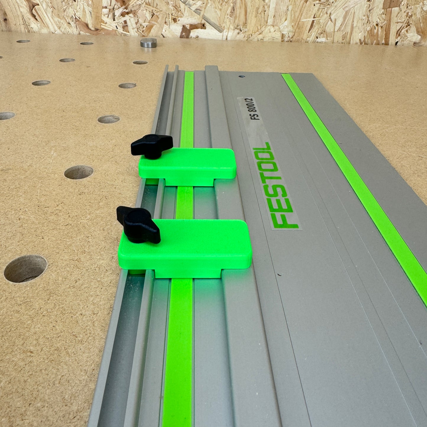 Festool Guide Rail Stops Limits Track Kickback Repetitive Cuts 1 PAIR