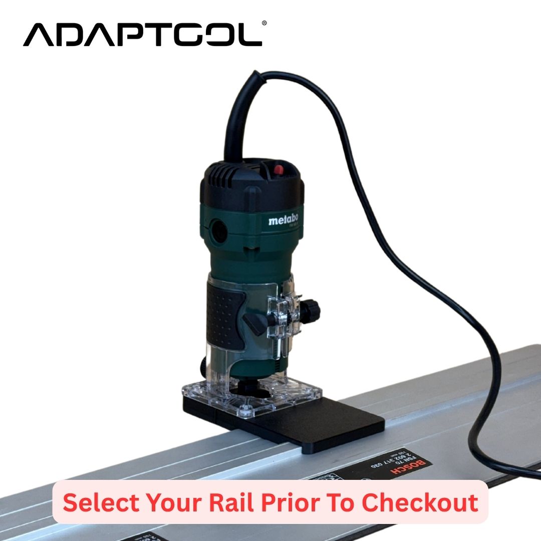 Metabo FM 500-6 Trim Router Guide Rail Adaptor To - All Guide Rails