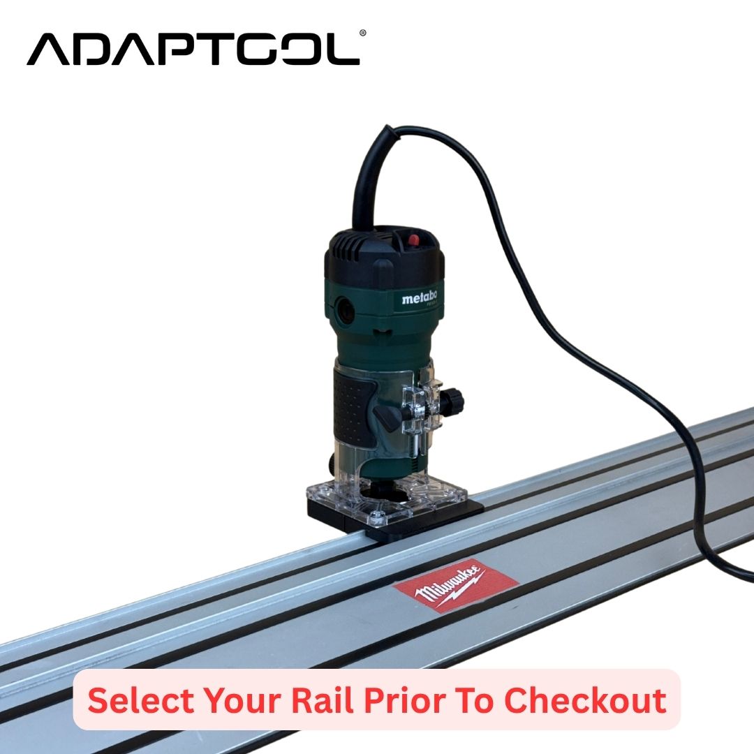 Metabo FM 500-6 Trim Router Guide Rail Adaptor To - All Guide Rails