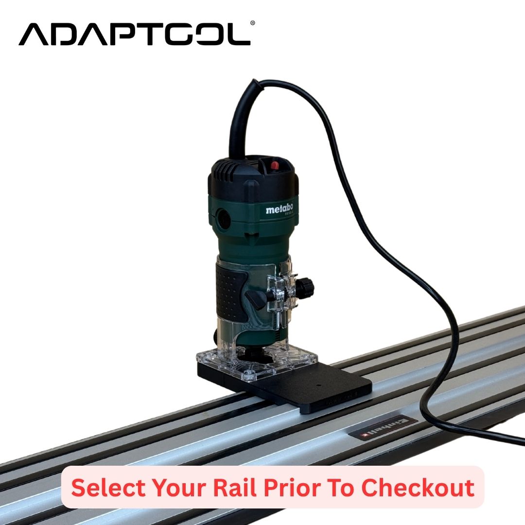 Metabo FM 500-6 Trim Router Guide Rail Adaptor To - All Guide Rails