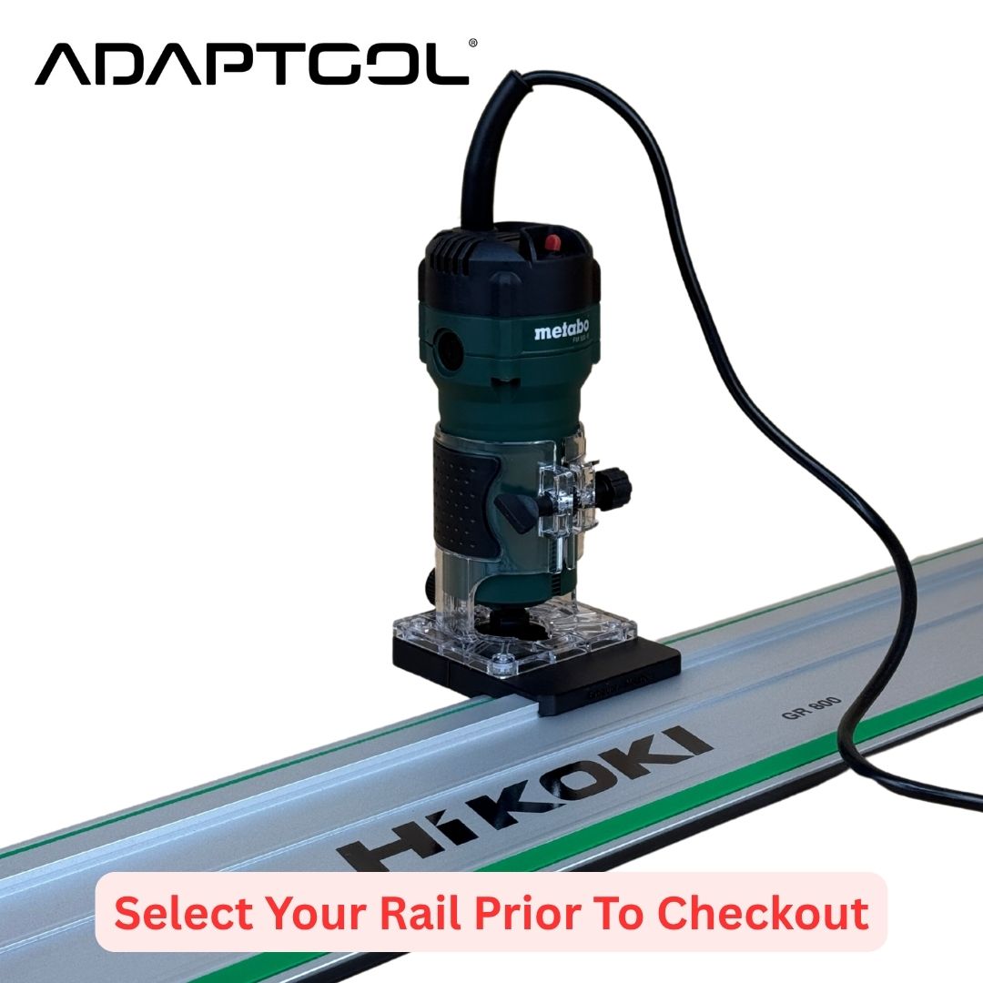 Metabo FM 500-6 Trim Router Guide Rail Adaptor To - All Guide Rails