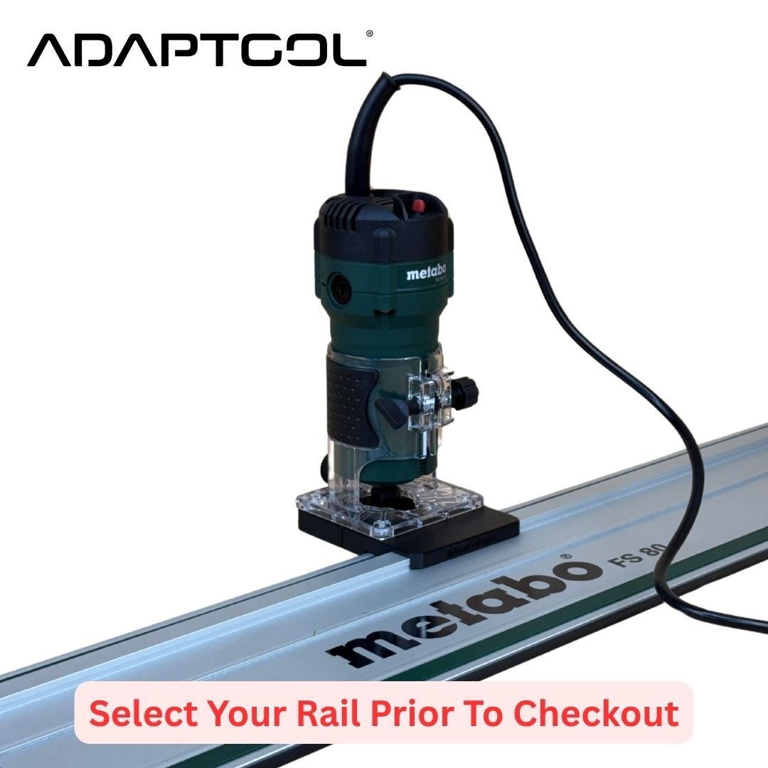 Metabo FM 500-6 Trim Router Guide Rail Adaptor To - All Guide Rails