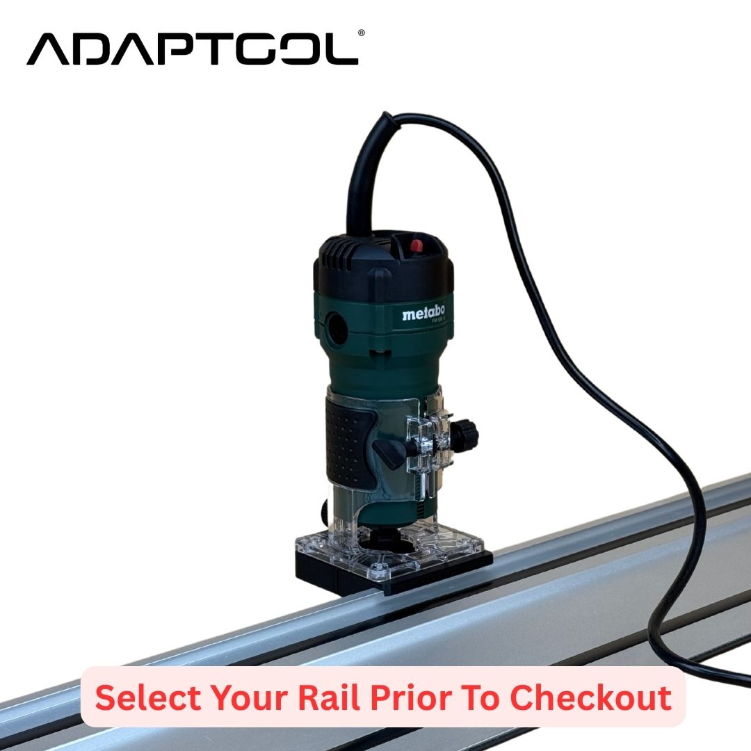 Metabo FM 500-6 Trim Router Guide Rail Adaptor To - All Guide Rails