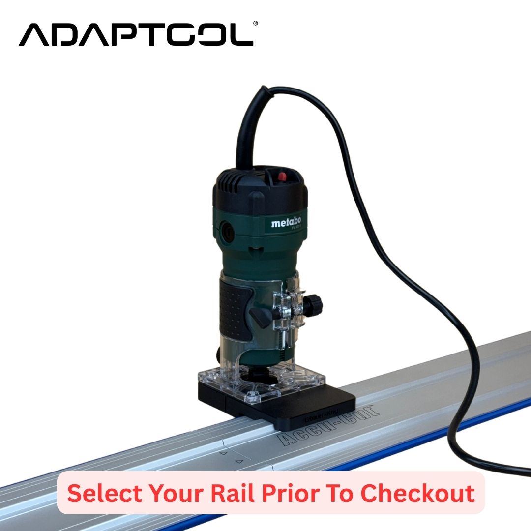 Metabo FM 500-6 Trim Router Guide Rail Adaptor To - All Guide Rails
