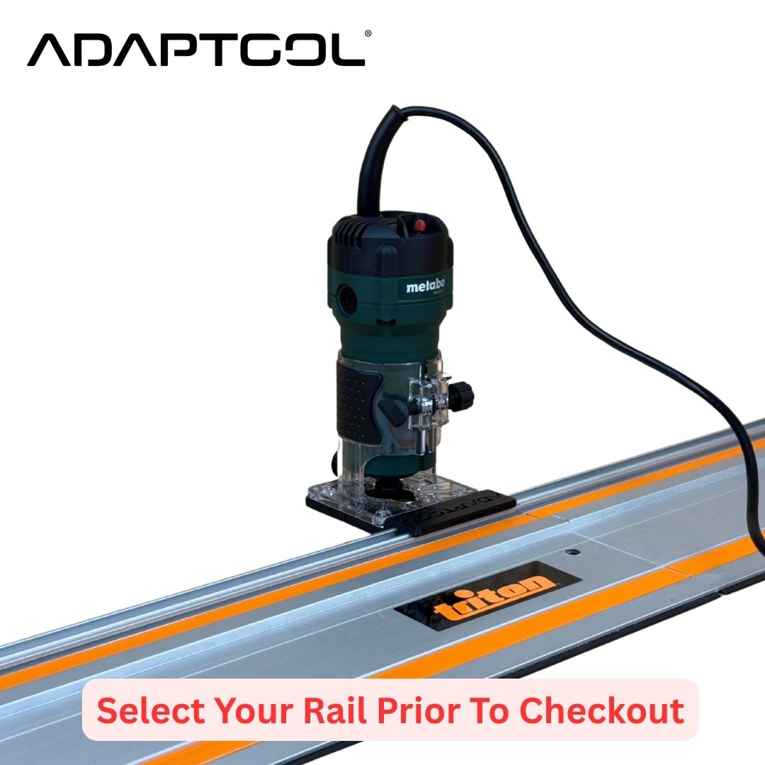 Metabo FM 500-6 Trim Router Guide Rail Adaptor To - All Guide Rails