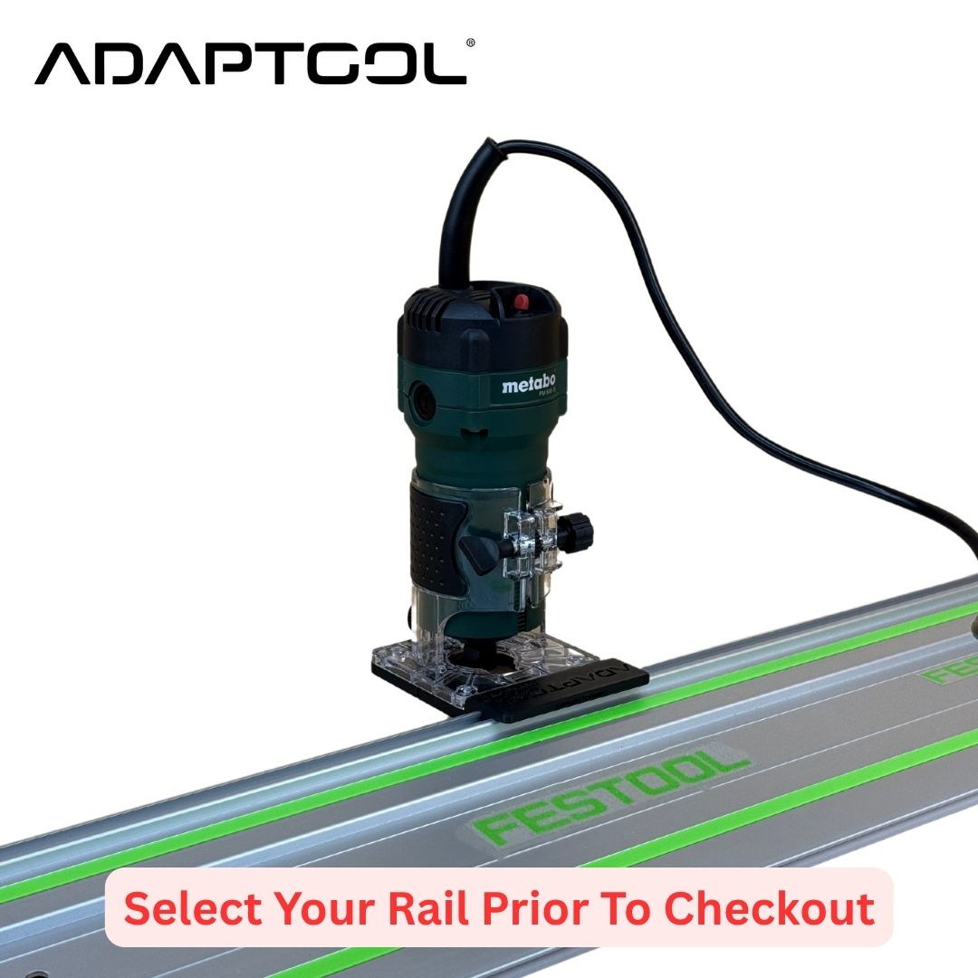 Metabo FM 500-6 Trim Router Guide Rail Adaptor To - All Guide Rails