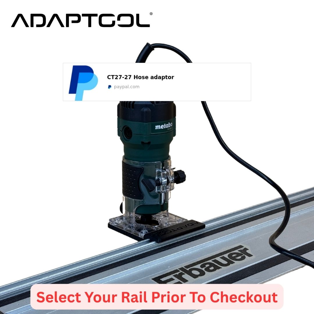 Metabo FM 500-6 Trim Router Guide Rail Adaptor To - All Guide Rails