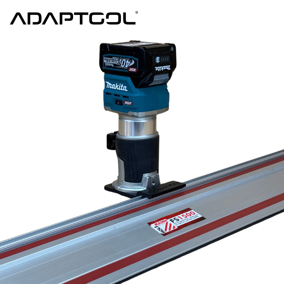 Makita RT001 40V XGT Router Trimmer Guide Rail Adaptor - All Guide Rails