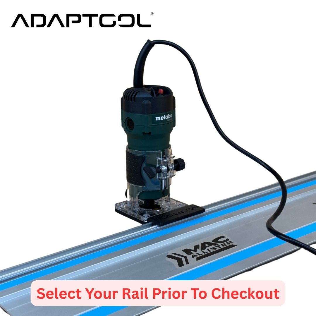 Metabo FM 500-6 Trim Router Guide Rail Adaptor To - All Guide Rails