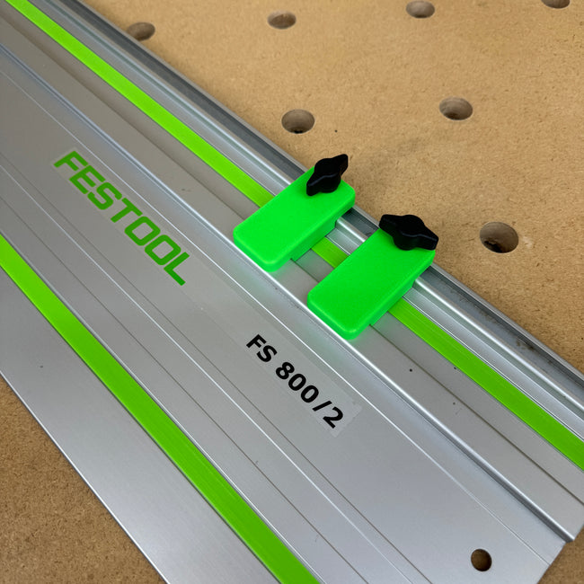 Festool Guide Rail Stops Limits Track Kickback Repetitive Cuts 1 PAIR