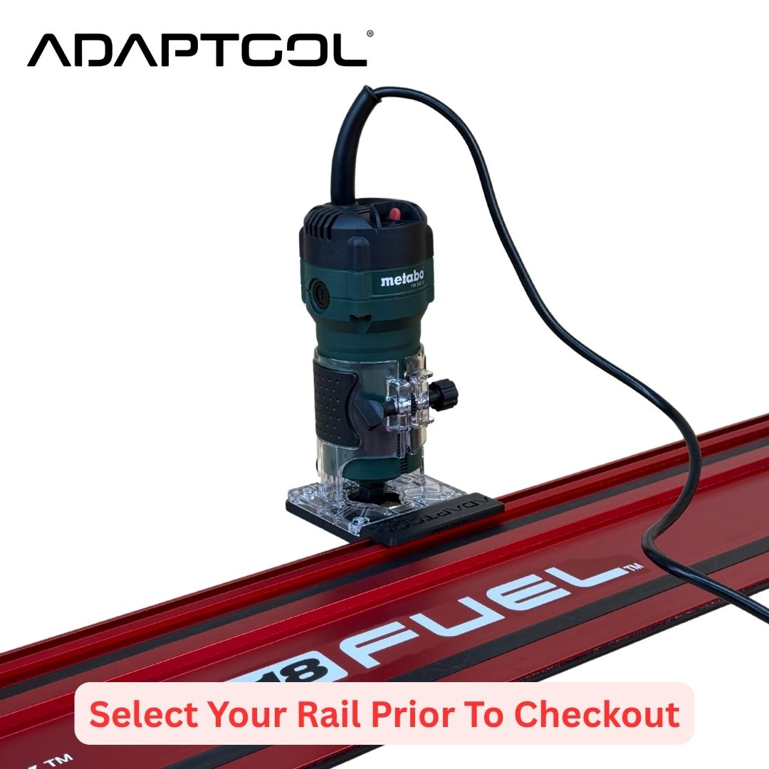 Metabo FM 500-6 Trim Router Guide Rail Adaptor To - All Guide Rails