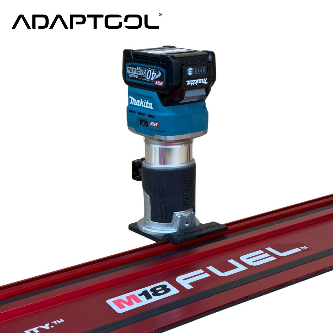 Makita RT001 40V XGT Router Trimmer Guide Rail Adaptor - All Guide Rails