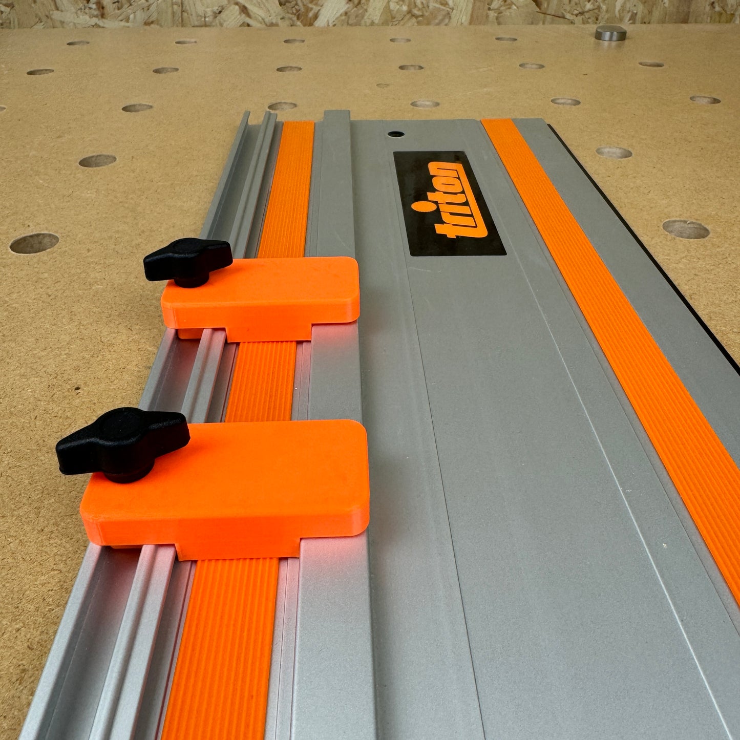 Triton Guide Rail Stops Limits Track Kickback Repetitive Cuts 1 PAIR