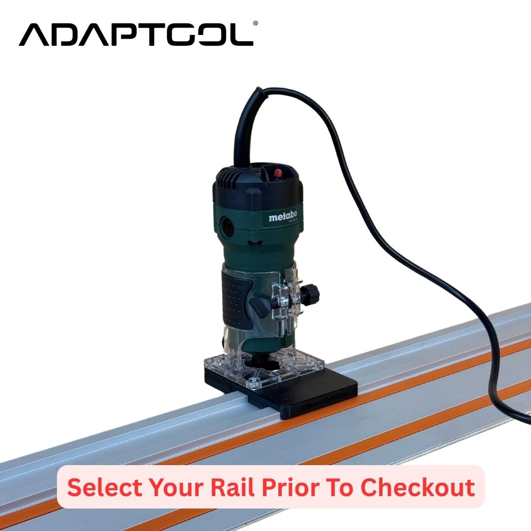 Metabo FM 500-6 Trim Router Guide Rail Adaptor To - All Guide Rails