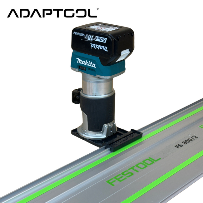 Makita DRT50 RT0700C Trimmer Guide Rail Adaptor To Festool Guide Rail