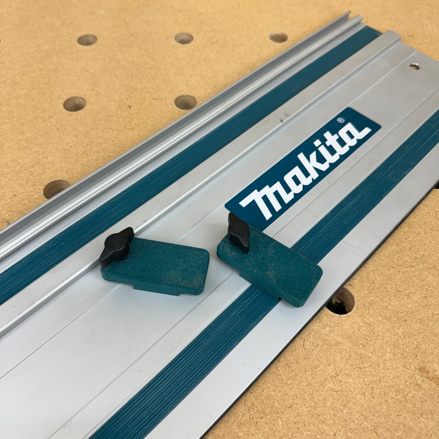 Makita Guide Rail Stops Limits Track Kickback Repetitive Cuts 1 PAIR