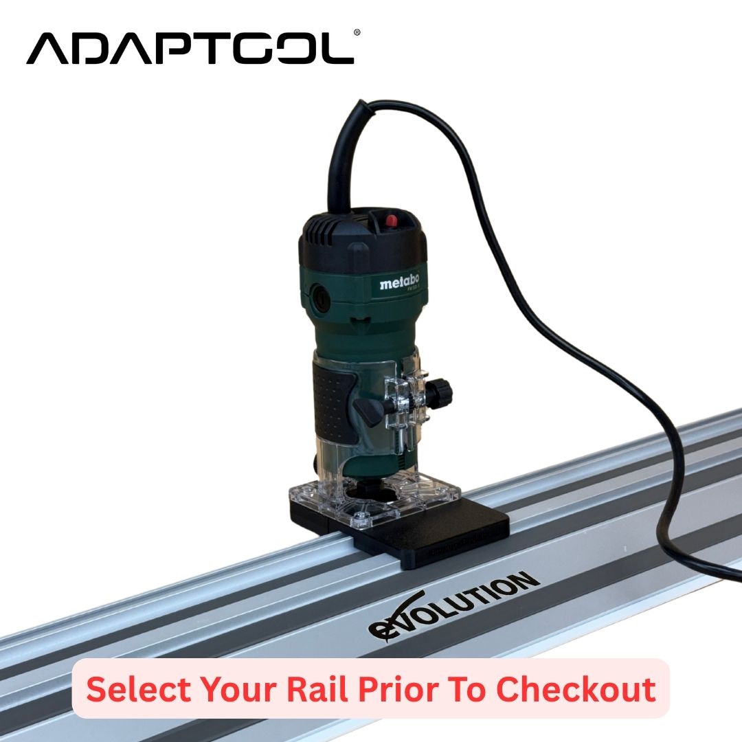 Metabo FM 500-6 Trim Router Guide Rail Adaptor To - All Guide Rails