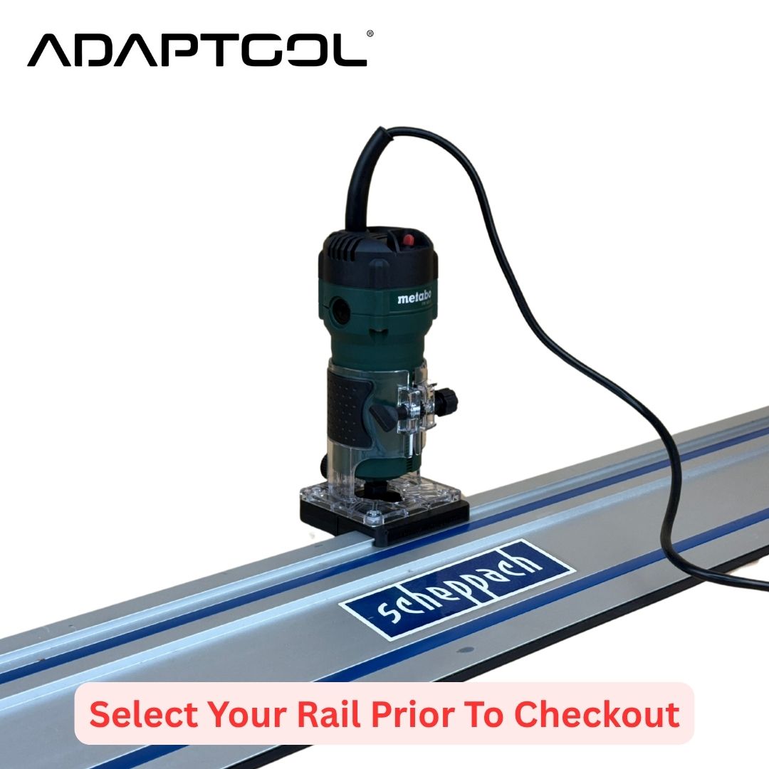 Metabo FM 500-6 Trim Router Guide Rail Adaptor To - All Guide Rails