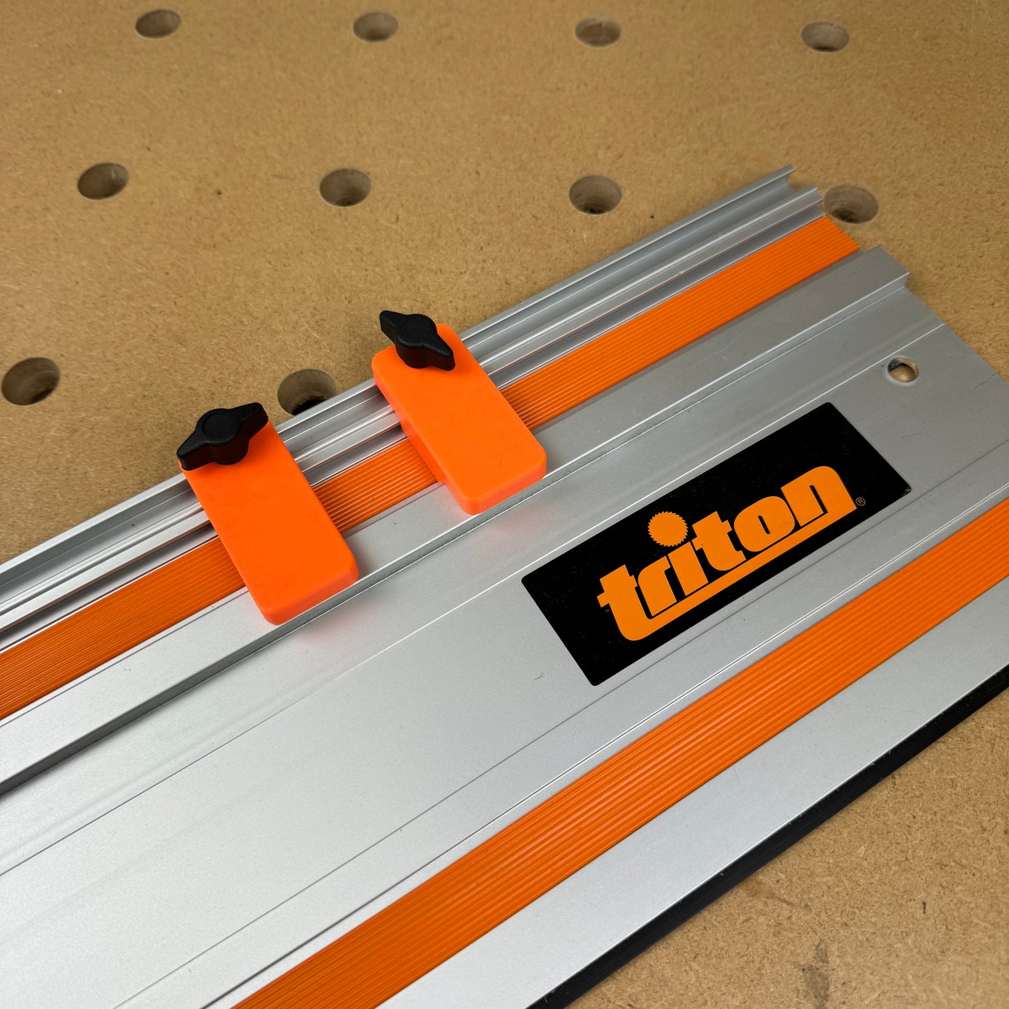 Triton Guide Rail Stops Limits Track Kickback Repetitive Cuts 1 PAIR