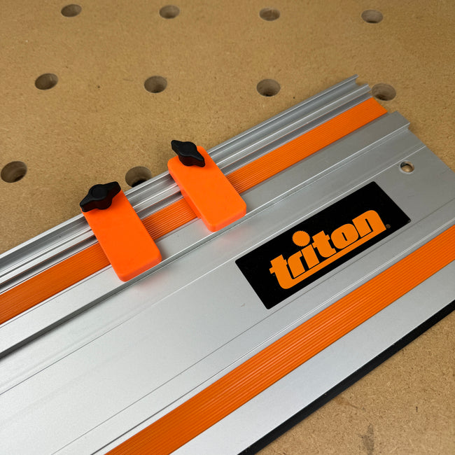 Triton Guide Rail Stops Limits Track Kickback Repetitive Cuts 1 PAIR