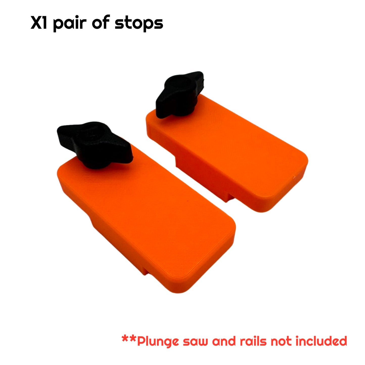 Triton Guide Rail Stops Limits Track Kickback Repetitive Cuts 1 PAIR