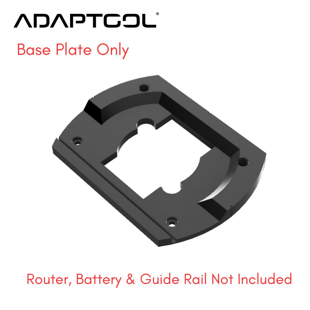 Trend T4EK 1/4" Router Guide Rail Adaptor for Bosch FSN Guide Rail