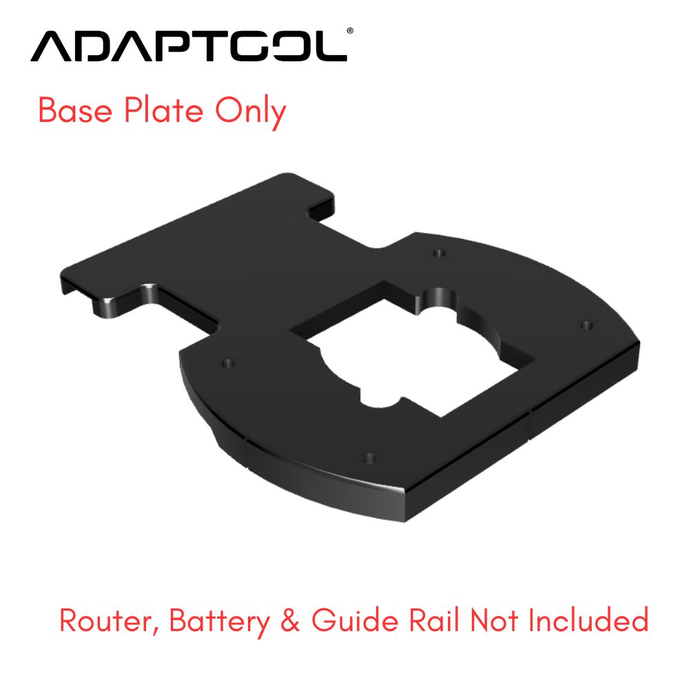 Trend T4EK 1/4" Router Guide Rail Adaptor for Dewalt Guide Rail