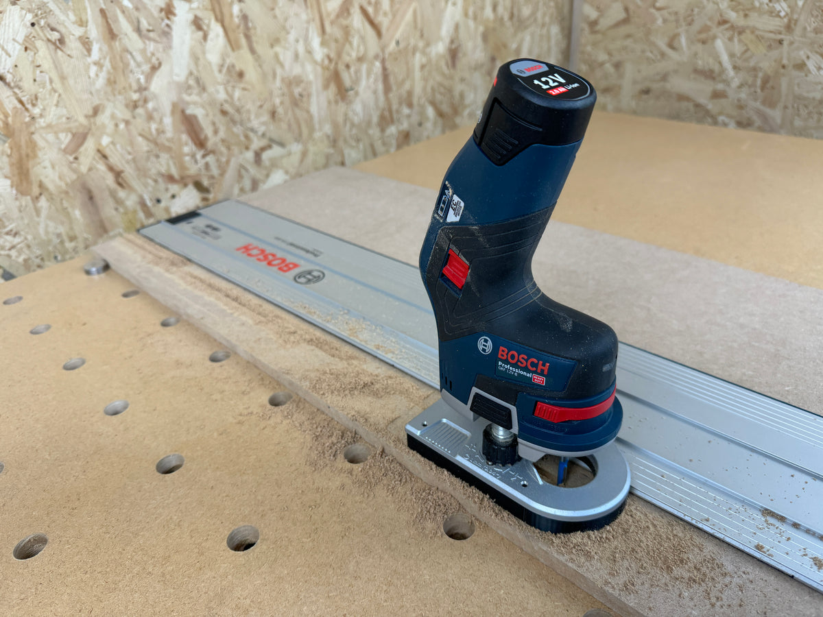 Bosch Track Guide Router Bosch GKF-12V-8 Router Guide Rail Adaptor for Bosch FSN Guide Rail ...