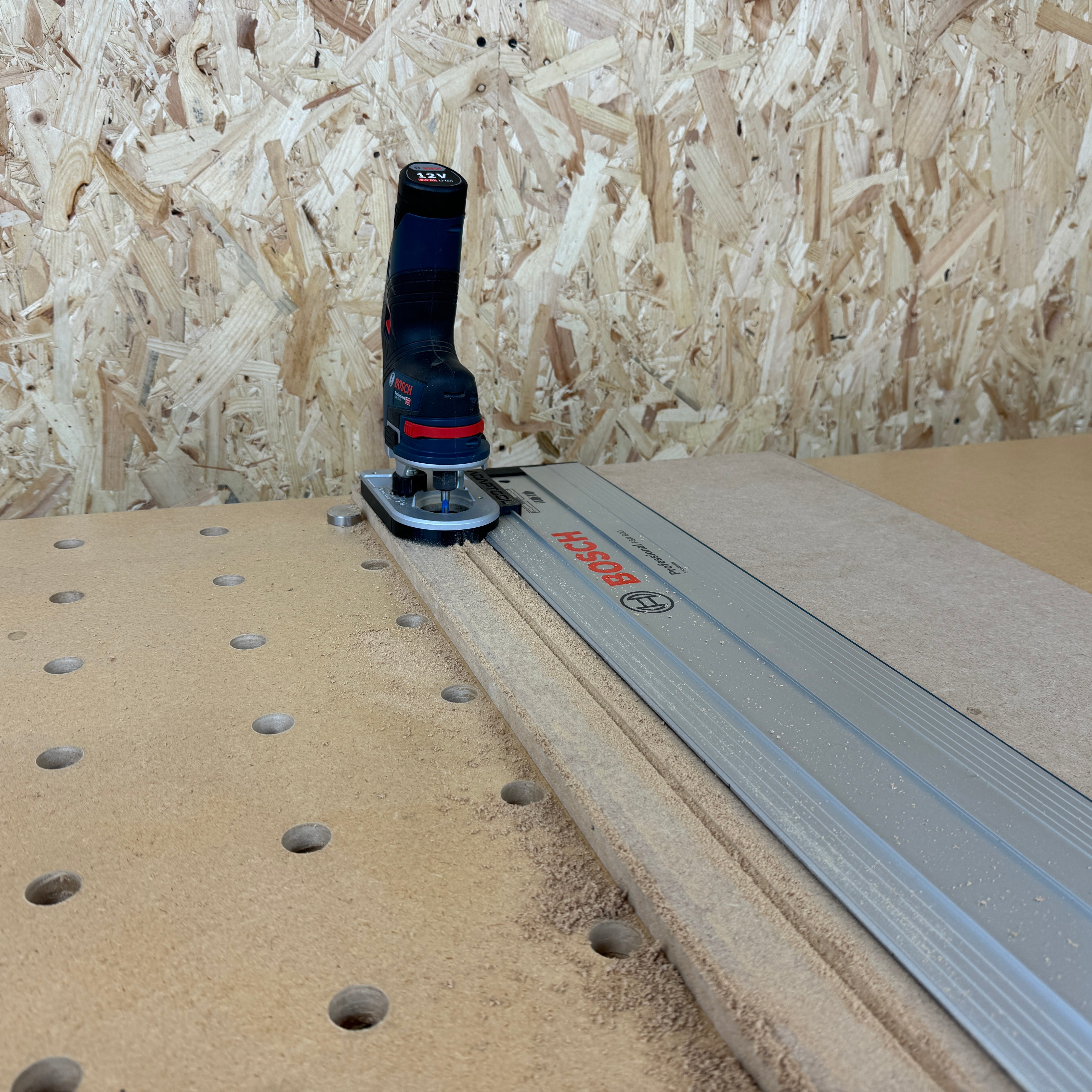 Bosch Track Guide Router Fresatrice Makita Adaptor Bosch Router GKF600 To Guide Rail Track ...