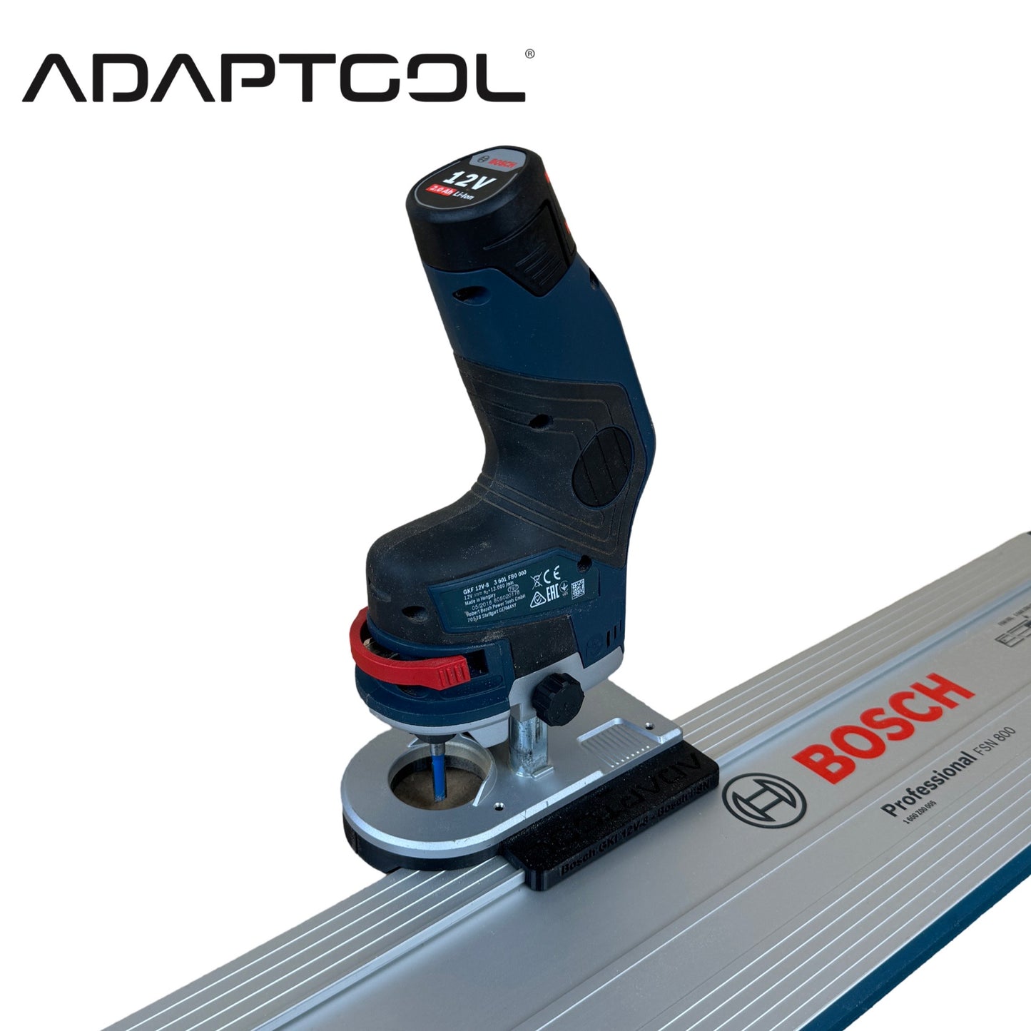 Bosch GKF-12V-8 Router Guide Rail Adaptor for Bosch FSN Guide Rail