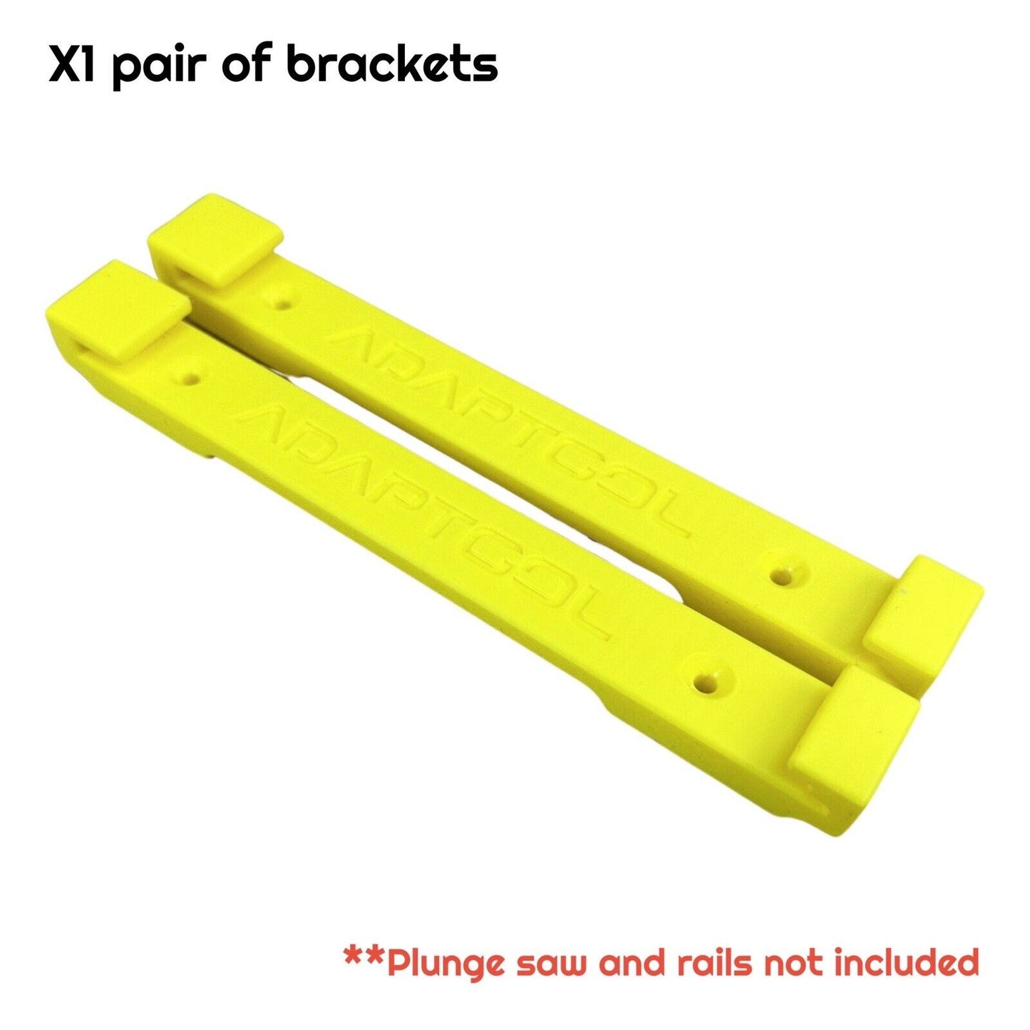 Dewalt Guide Rail Track Wall Mounting Brackets Quickmounts (1 Pair)