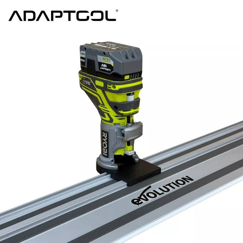 Ryobi R18tr Ryobi R18TR-0 ONE+ Trim Router Guide Rail Adaptor for Evolution G2 Gui ...