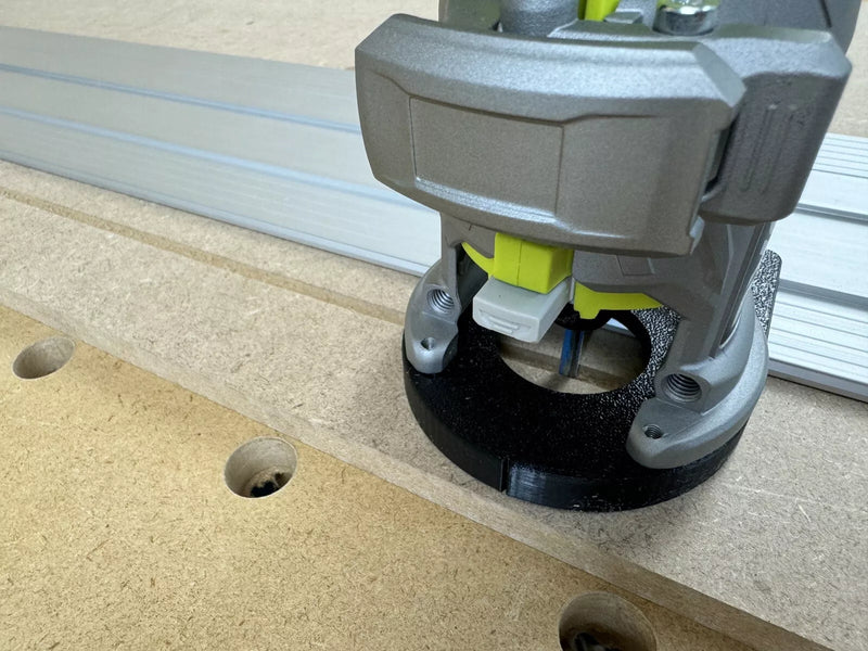 Ryobi Router Using Guide Rail Ryobi R18TR-0 ONE+ Trim Router Guide Rail Adaptor for Mafell Guide Rai ...