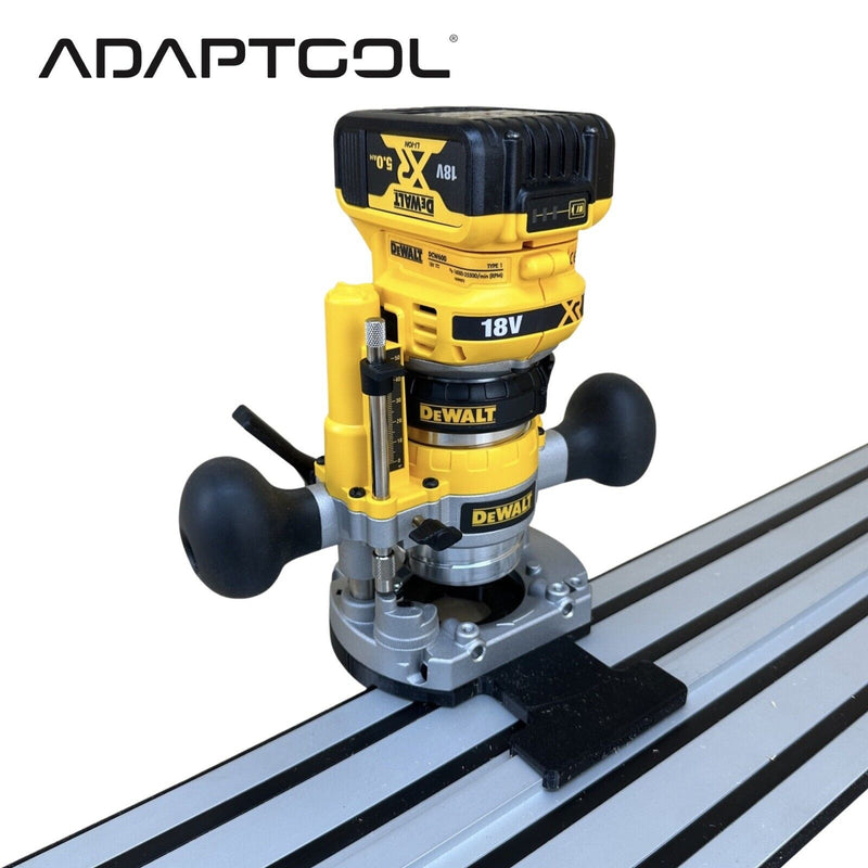 Dewalt Cordless Router Plunge Base Guide Rail Adapter to Dewalt Guide ...