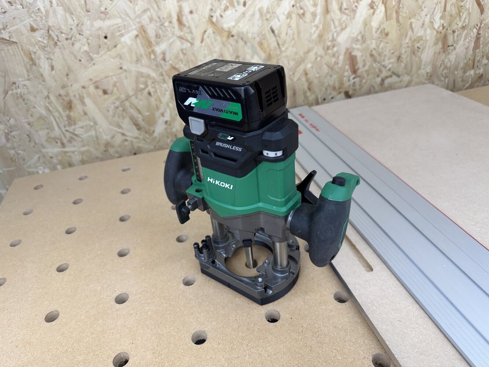 Hikoki Router Guide Rail Adaptor to Maffell Plunge Saw Track HIKM3612D ...