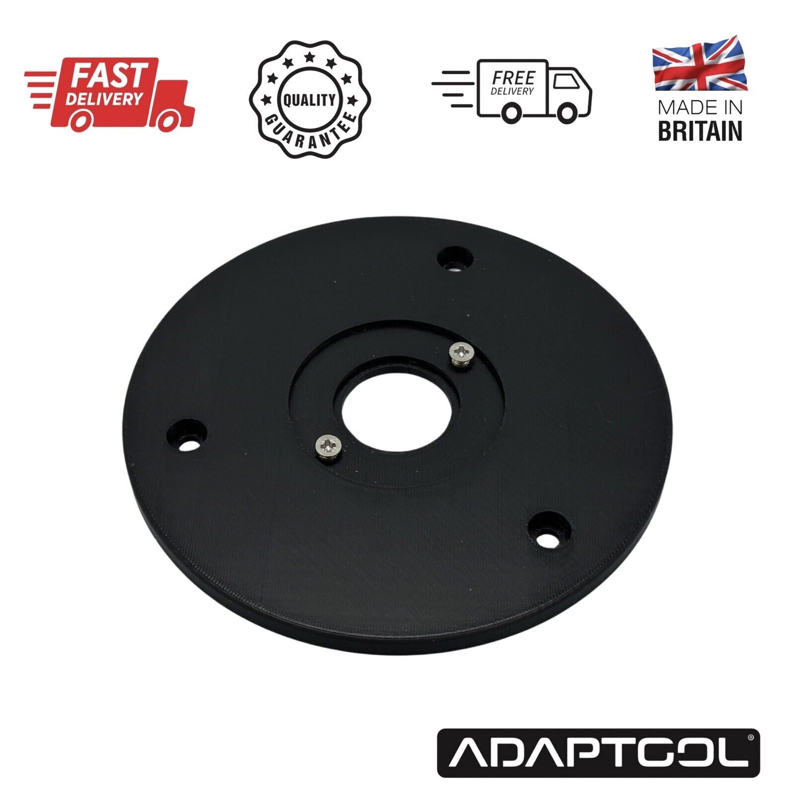 Milwaukee M18 1/2 FUEL 12MM ROUTER Guide Bush adaptor SUB BASE PLATE ...