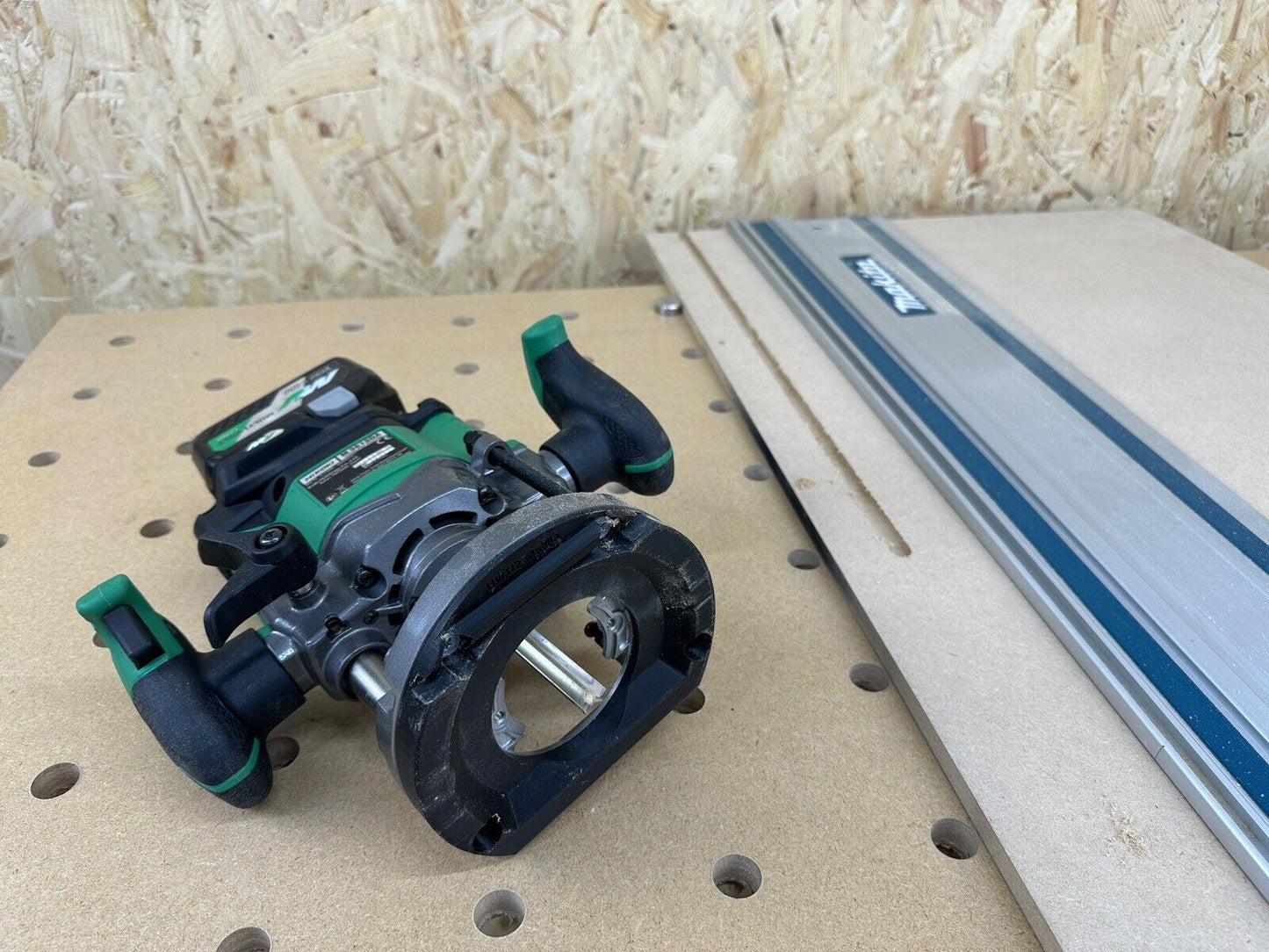 Hikoki 1/2" 36v Router Guide Rail Adaptor to Makita Saw Plunge Track