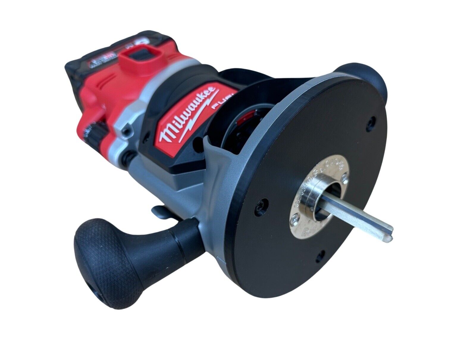 Milwaukee M18 1/2 FUEL 12MM ROUTER Guide Bush adaptor SUB BASE PLATE ...
