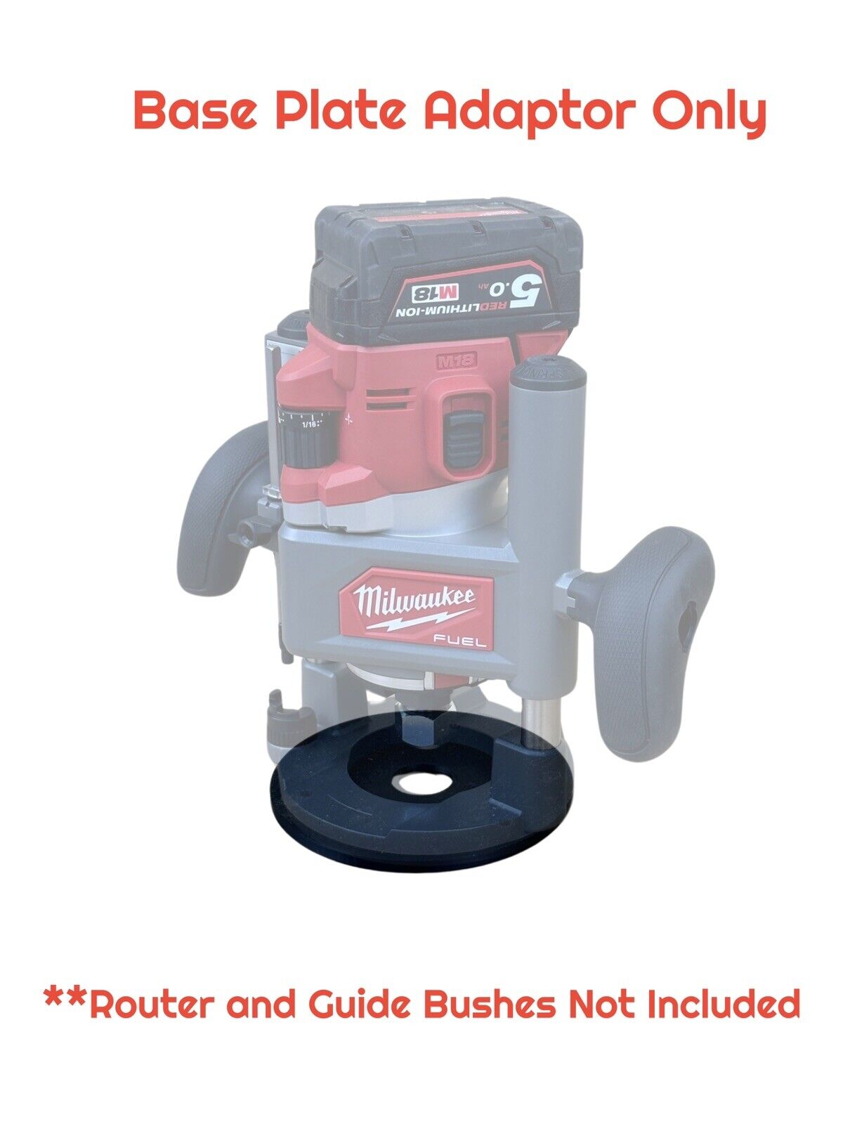 Milwaukee m18 best sale router guide bush