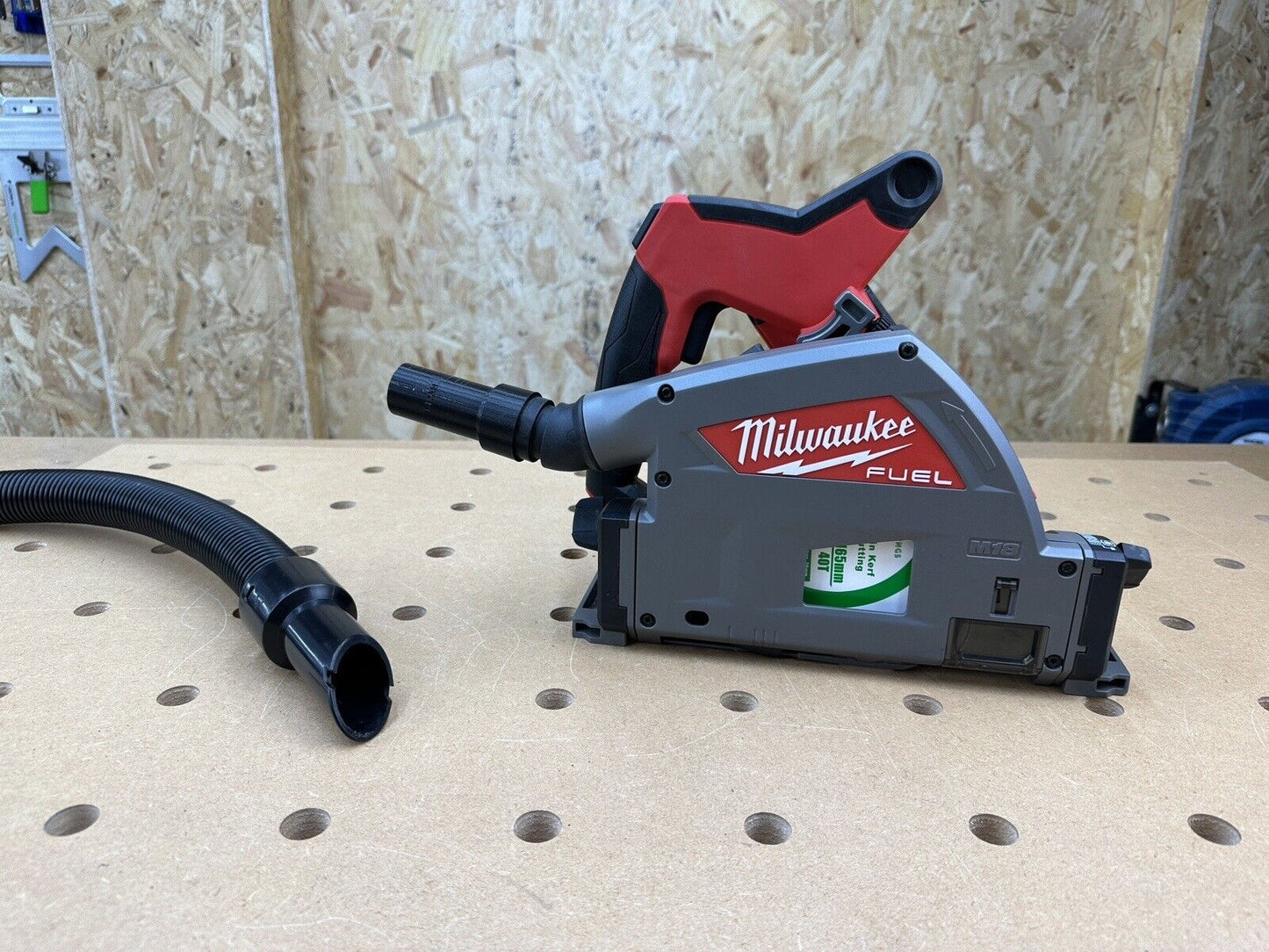 Milwaukee 18v Plunge Track Saw Dust Hose Adaptor To Henry Hoover Numatic Vacuum